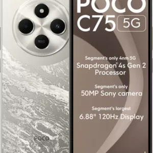 POCO C75 5G 4+64GB SILVER STARDUST